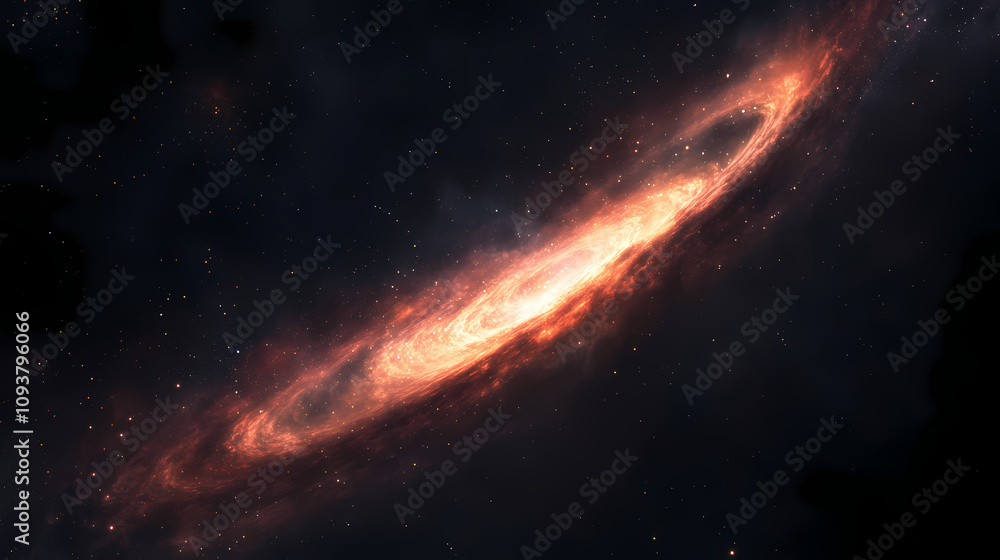 Fototapeta premium Spiral galaxy space background - cosmic nebula. Cosmic Spiral Nebula. Illustration