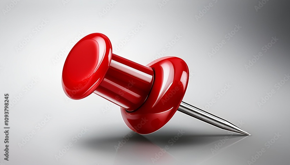 push pin on white push pin on white