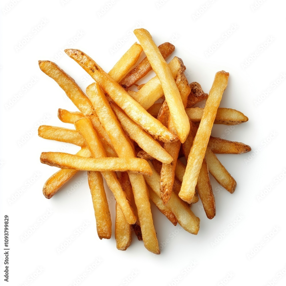 French fries isolated on white background , ai French fries isolated on white background , ai