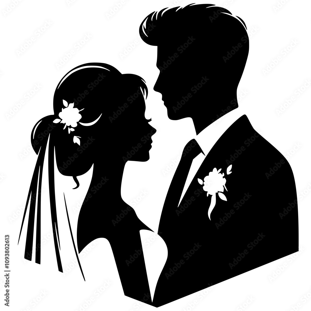 Romantic bridal silhouette Romantic bridal silhouette