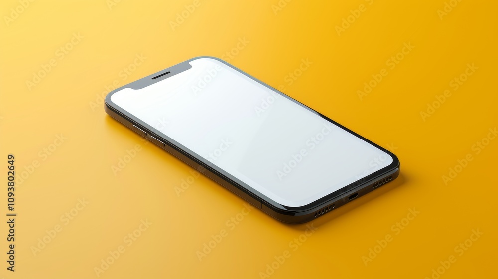 Minimalistic Smartphone Mockup for App Presentation Minimalistic Smartphone Mockup for App Presentation