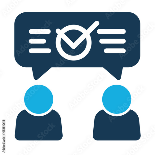 Good Communication Icon Vector