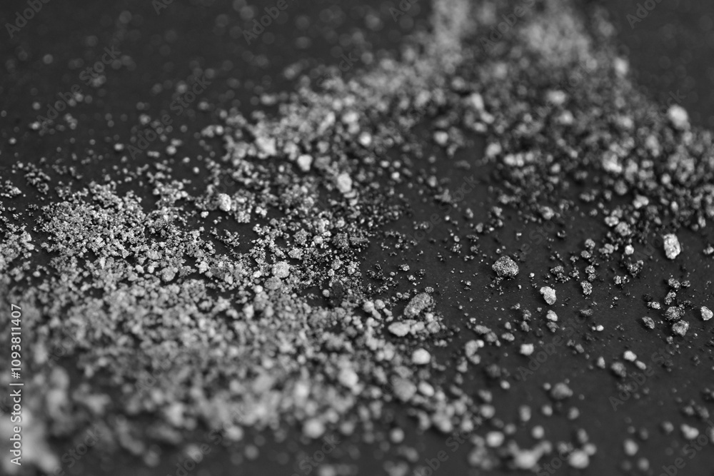 Macro shot of particles on floor Macro shot of particles on floor
