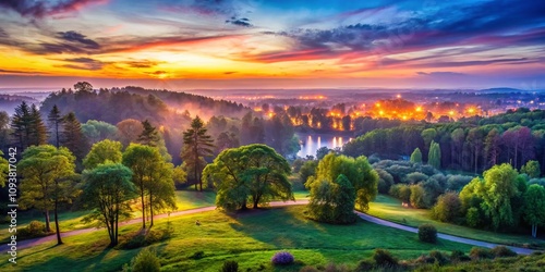 Wallpaper Mural Captivating Low Light Photography of Wyspa Wolin’s Woliski Park Narodowy Showcasing Serene Nature Scenes, Majestic Landscapes, and Enchanting Night Skies in a Tranquil Environment Torontodigital.ca