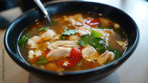 Delicious Chicken Soup in a Bowl