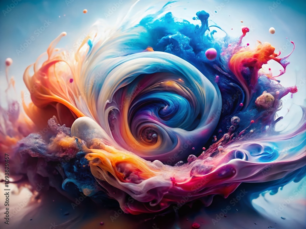 Captivating Tilt-Shift Photography of Swirling Liquid Ink Particles on a White Background Perfect for Creative Projects and Visual Effects in High Definition 4K Format Captivating Tilt-Shift Photography of Swirling Liquid Ink Particles on a White Background Perfect for Creative Projects and Visual Effects in High Definition 4K Format