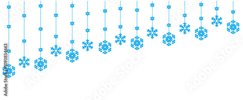 snowflakes christmas decorations and christmas baubles vector svg