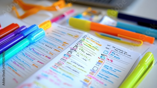 Vibrant Study Tools and Notebooks for Learning