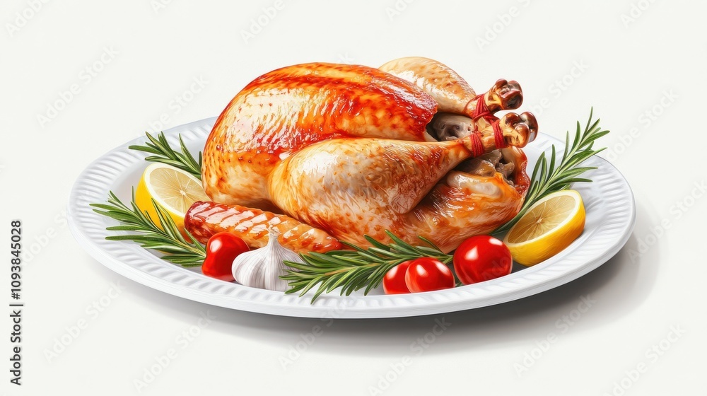 Roasted Chicken Dinner: A Thanksgiving Feast Roasted Chicken Dinner: A Thanksgiving Feast