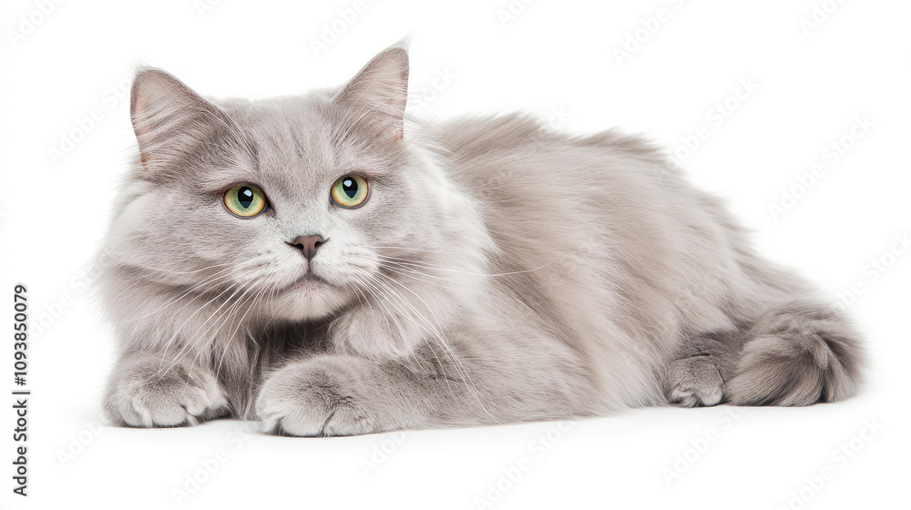 Meet an adorable longfur grey cat with alert eyes, perfect for furry pet lovers seeking cute and fluffy companions. Meet an adorable longfur grey cat with alert eyes, perfect for furry pet lovers seeking cute and fluffy companions.