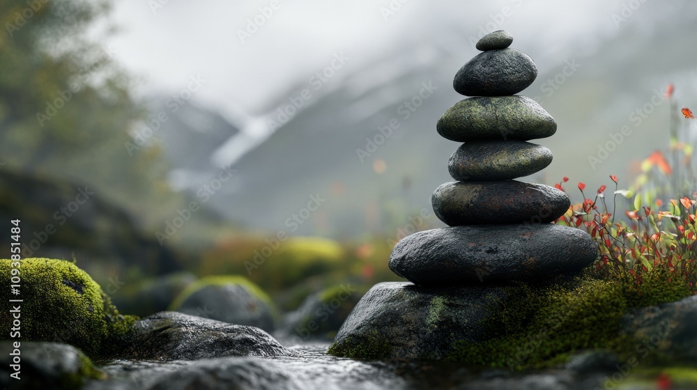 Mastering the art of a perfectly stacked tower of stones in tranquil nature a visual journey Mastering the art of a perfectly stacked tower of stones in tranquil nature a visual journey