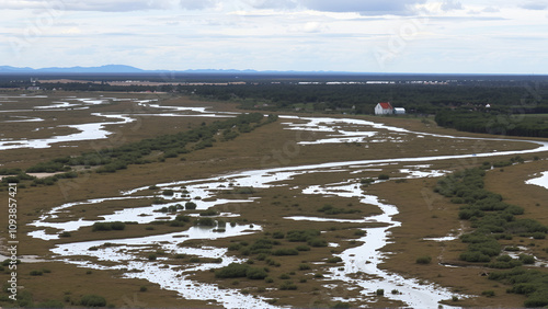 Naturpark Ria Formosa, Portugal, aus der Vogelperspektive