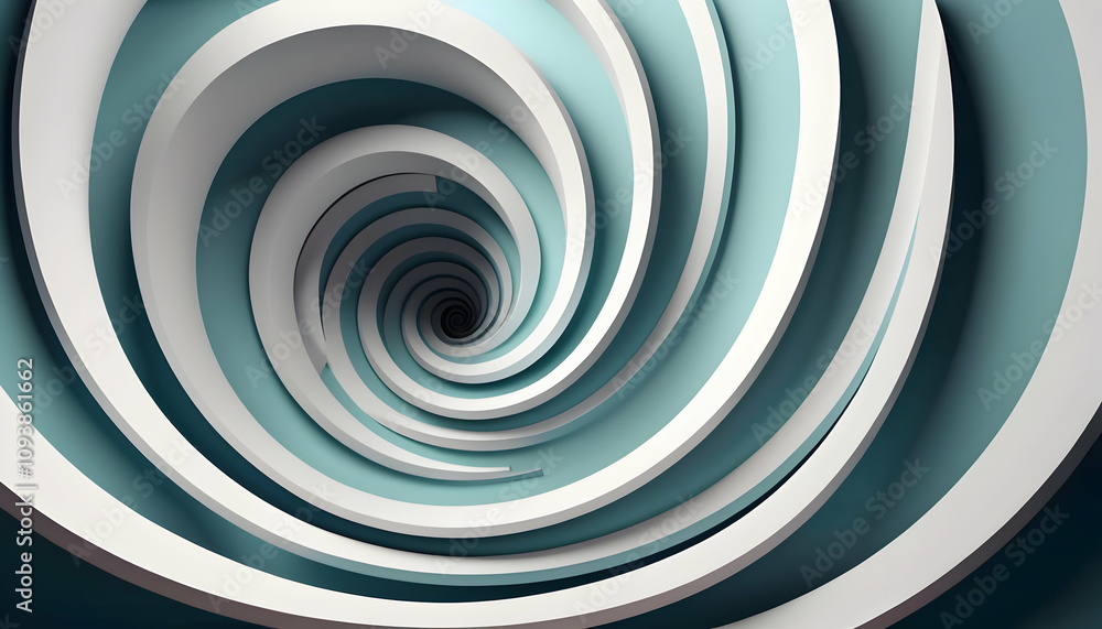 Spiral Pattern with Depth and Shadows Spiral Pattern with Depth and Shadows