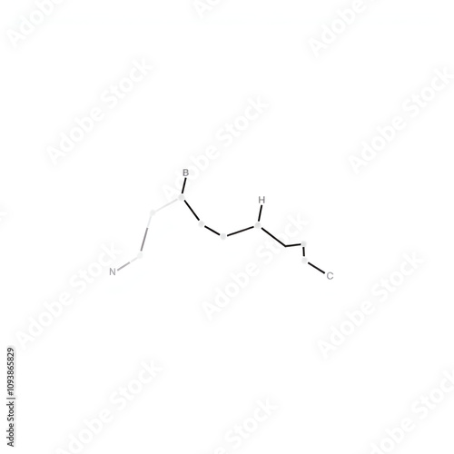 3D image of Ombitasvir skeletal formula - molecular chemical structure of antiviral drug isolated on white background photo