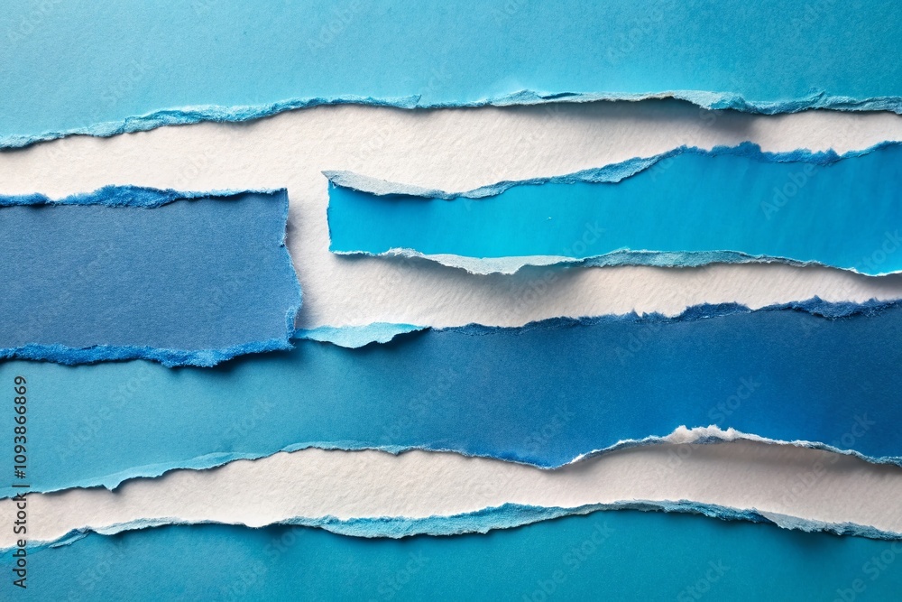 Editable Blue Torn Paper Set Featuring Various Sizes and Shapes with Copy Space for Creative Projects and Graphic Design Use in a Clean and Modern Style Editable Blue Torn Paper Set Featuring Various Sizes and Shapes with Copy Space for Creative Projects and Graphic Design Use in a Clean and Modern Style