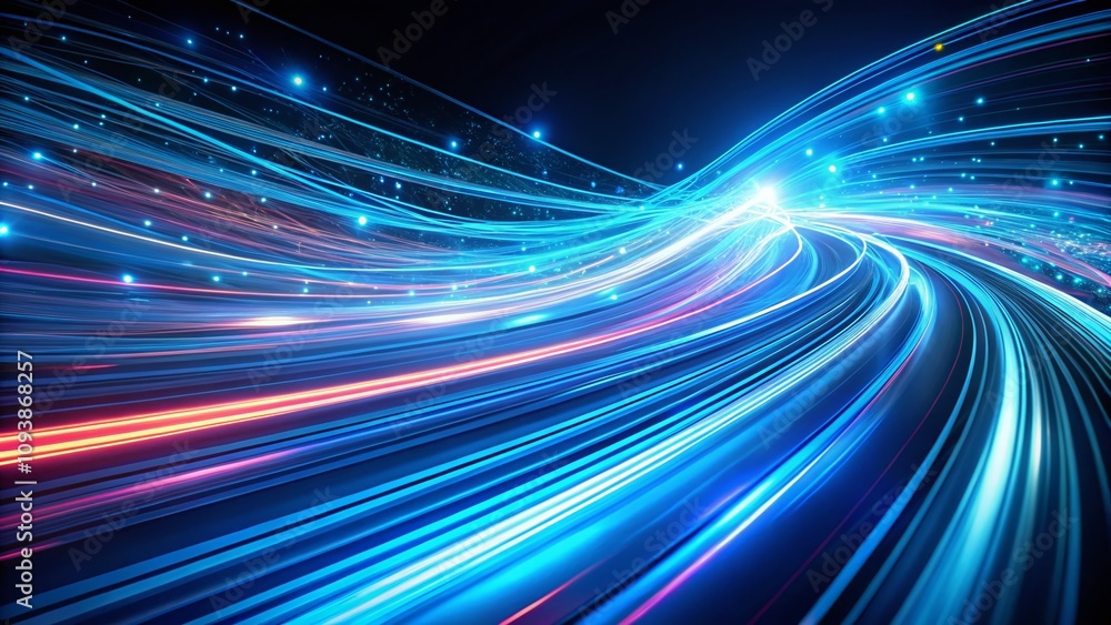 Elegant Blue Flowing Lines Technology Design Background for Modern Digital Interfaces and Websites, Capturing the Essence of Innovation and Connectivity in a Low Light Environment Elegant Blue Flowing Lines Technology Design Background for Modern Digital Interfaces and Websites, Capturing the Essence of Innovation and Connectivity in a Low Light Environment
