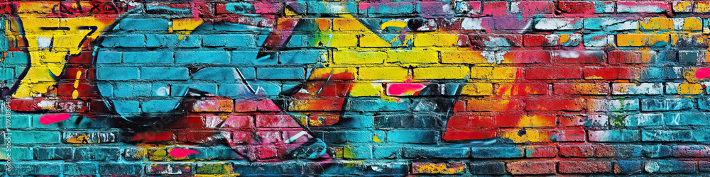 A close-up of a graffiti-covered brick wall, bearing messages from the voiceless. A close-up of a graffiti-covered brick wall, bearing messages from the voiceless.