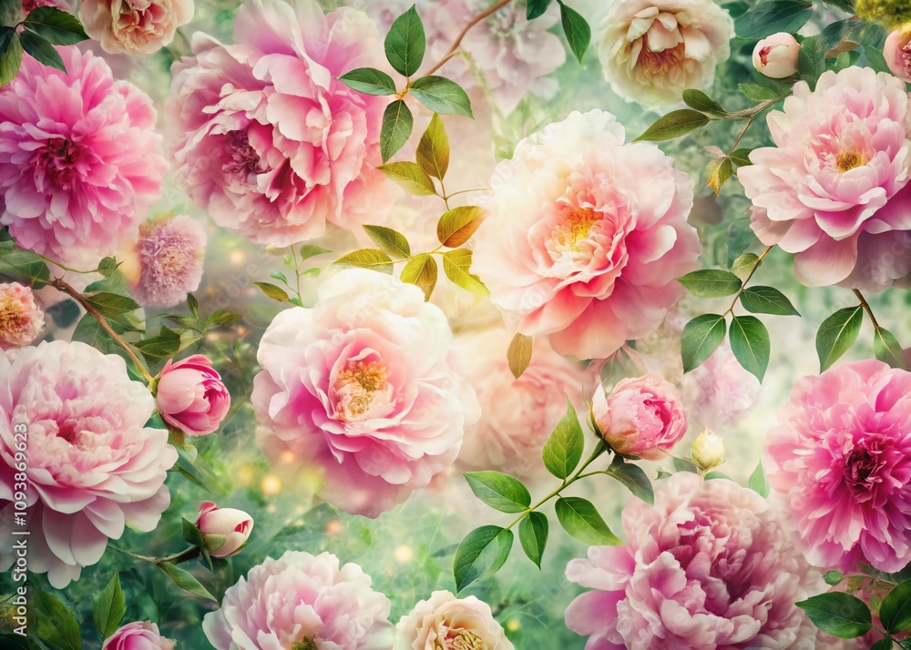 Elegant Dreamy Pink Floral Pattern with Intricate Details for a Romantic and Whimsical Background, Perfect for Textiles, Wallpapers, and Stationery Designs Elegant Dreamy Pink Floral Pattern with Intricate Details for a Romantic and Whimsical Background, Perfect for Textiles, Wallpapers, and Stationery Designs