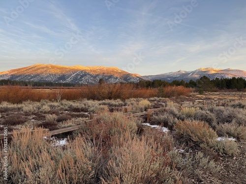 Sunset on the Mountains