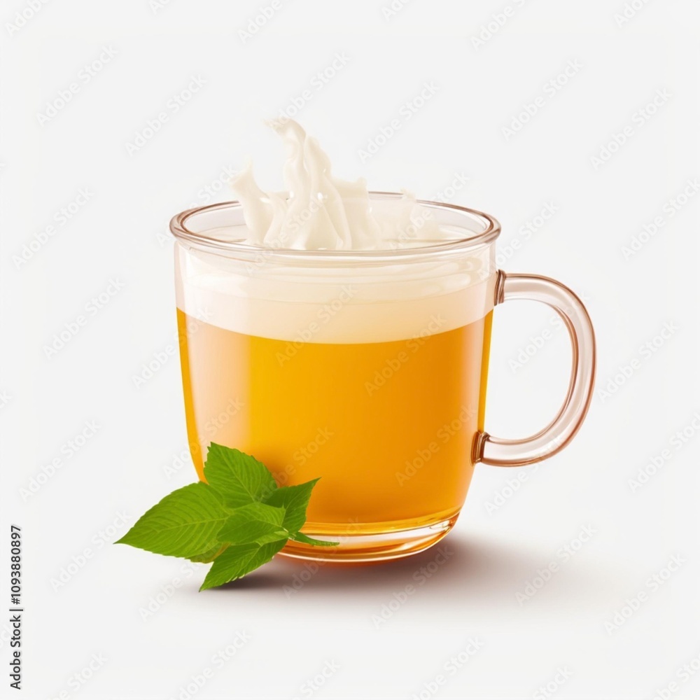 Jasmine Tea Beverage Icon - Refreshing and Inviting Tea Drink Material Jasmine Tea Beverage Icon - Refreshing and Inviting Tea Drink Material