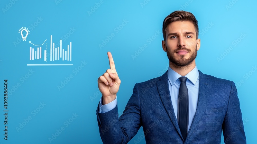 Dynamic Executive Unveiling Company Roadmap with Vibrant Infographics on Cutting-Edge Projector in Boardroom Meeting Dynamic Executive Unveiling Company Roadmap with Vibrant Infographics on Cutting-Edge Projector in Boardroom Meeting