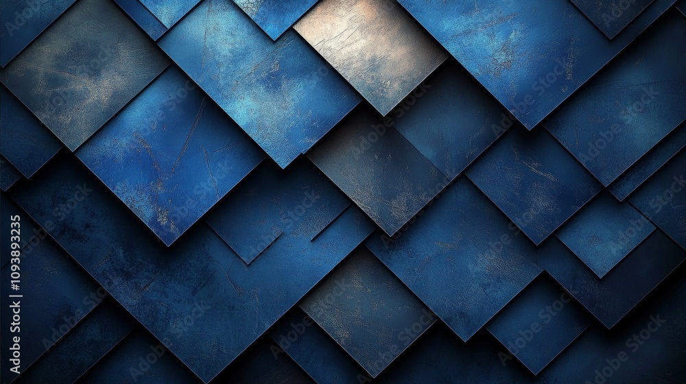 Blue Roof Tiles Abstract Pattern Texture Structure Detail Close-Up Modern Design Blue Roof Tiles Abstract Pattern Texture Structure Detail Close-Up Modern Design