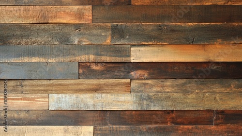 Rustic Wooden Wall Close-Up Texture