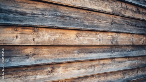 Rustic Wooden Wall Texture Close Up