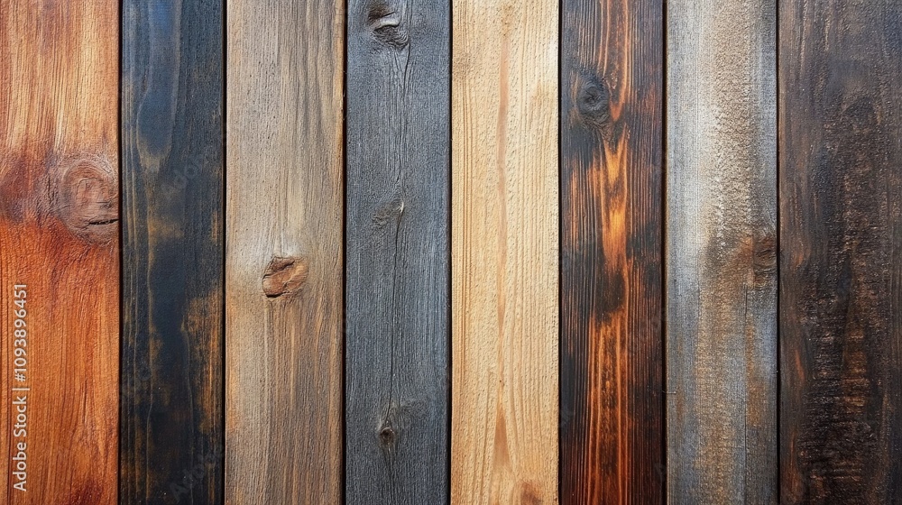 Close-Up View of Horizontal Wooden Planks Close-Up View of Horizontal Wooden Planks