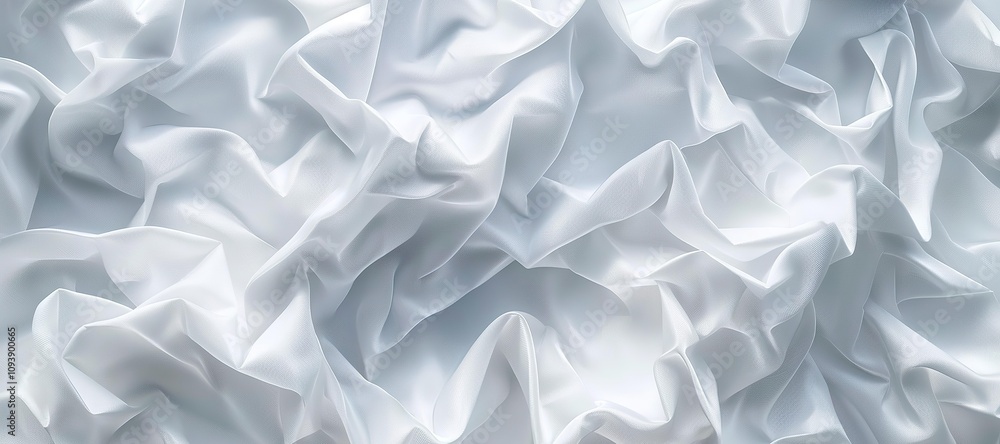 Obraz premium white tissue wave abstract background 9