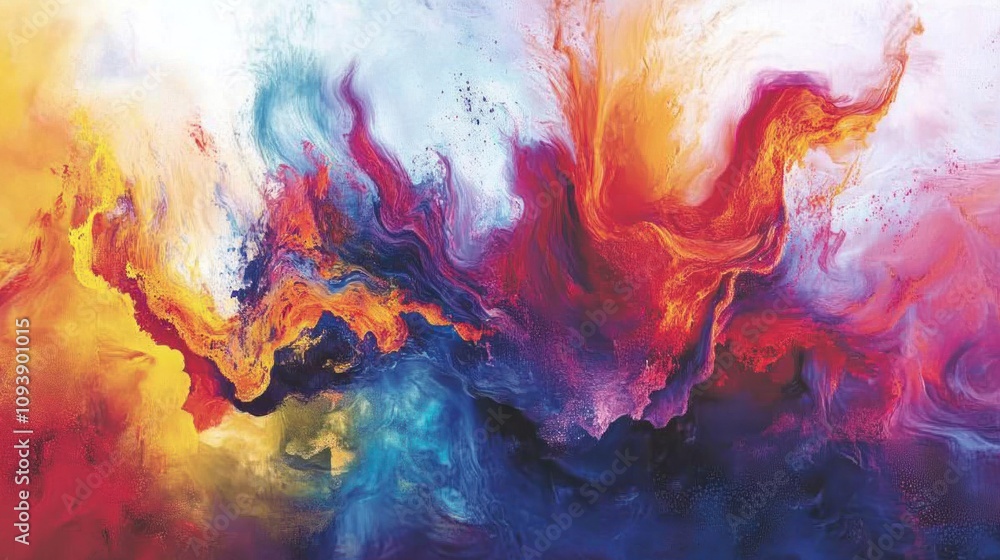 Abstract Vibrant Color Explosion: A Symphony of Hues Abstract Vibrant Color Explosion: A Symphony of Hues