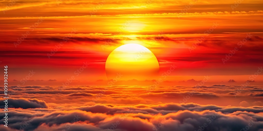 Sunrise Sunset Close-up Big Red Sun Warm Air Distortion High Depth of Field Sunrise Sunset Close-up Big Red Sun Warm Air Distortion High Depth of Field
