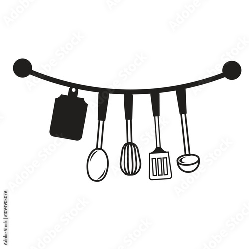 Hanging kitchen tools