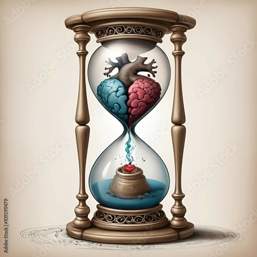 Hourglass of Love and Mind