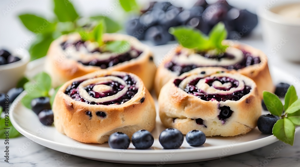 blueberry tart on a plate blueberry tart on a plate