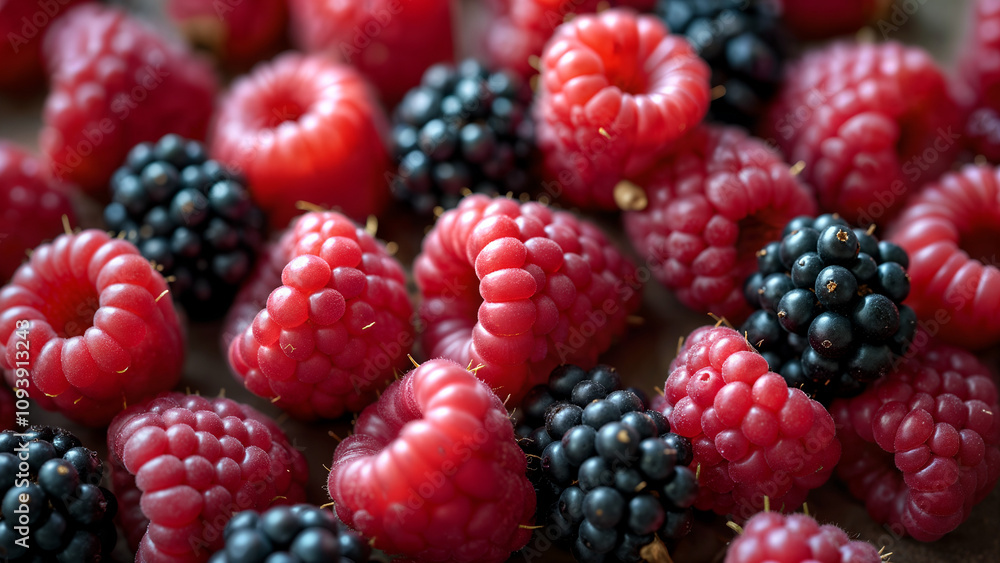 Vibrant Assortment of Fresh Berries Vibrant Assortment of Fresh Berries