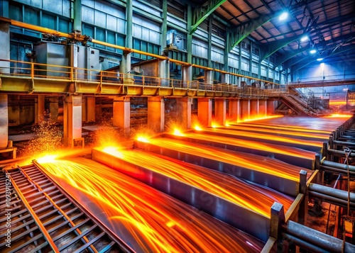 Long Exposure of Copper Flatplate Cathode Separation in Electrowinning Plant Showcasing Electrochemical Process and Industrial Efficiency in Metal Recovery Operations