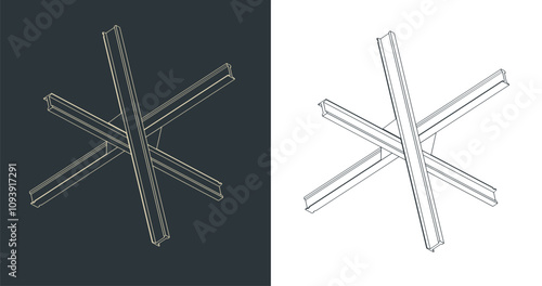 Anti-tank hedgehog barriers illustrations