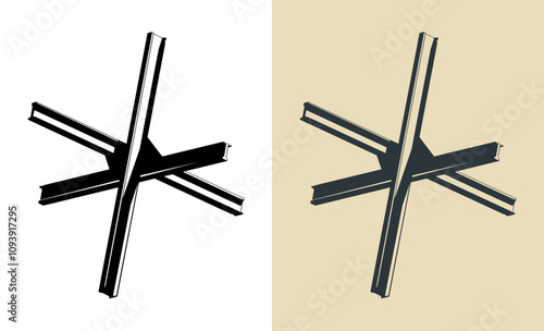 Anti-tank hedgehog barriers