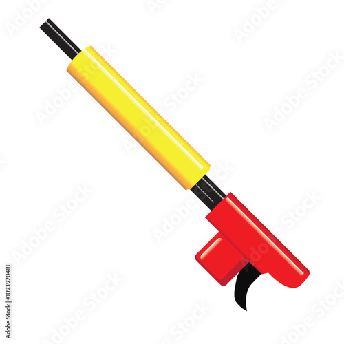 Pneumatic device for metered spraying