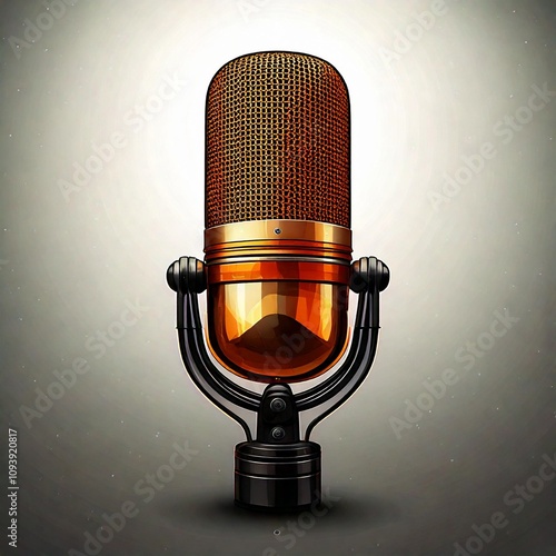 retro microphone