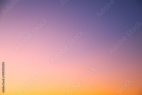 夕焼けののグラデーション