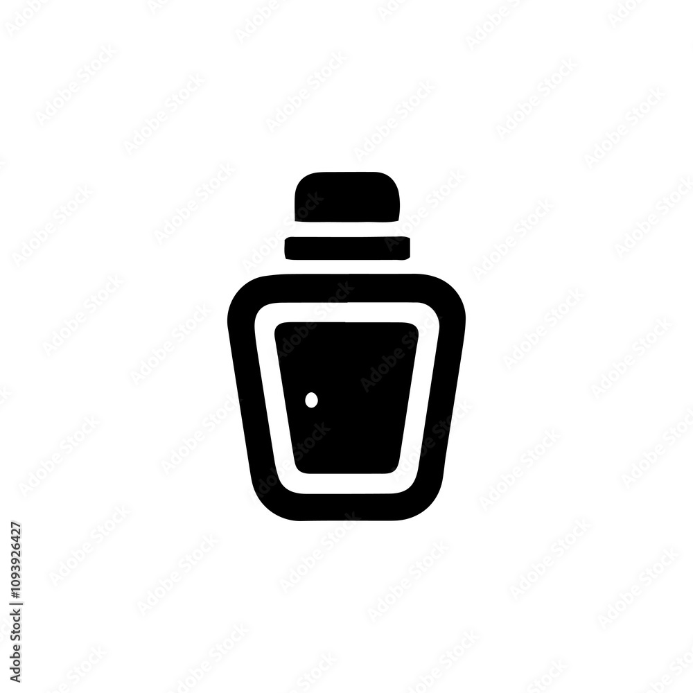 Simple Vector Icon of a parfume – Logo Design Illustration Simple Vector Icon of a parfume – Logo Design Illustration