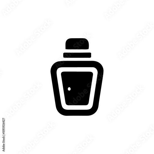 Simple Vector Icon of a parfume – Logo Design Illustration