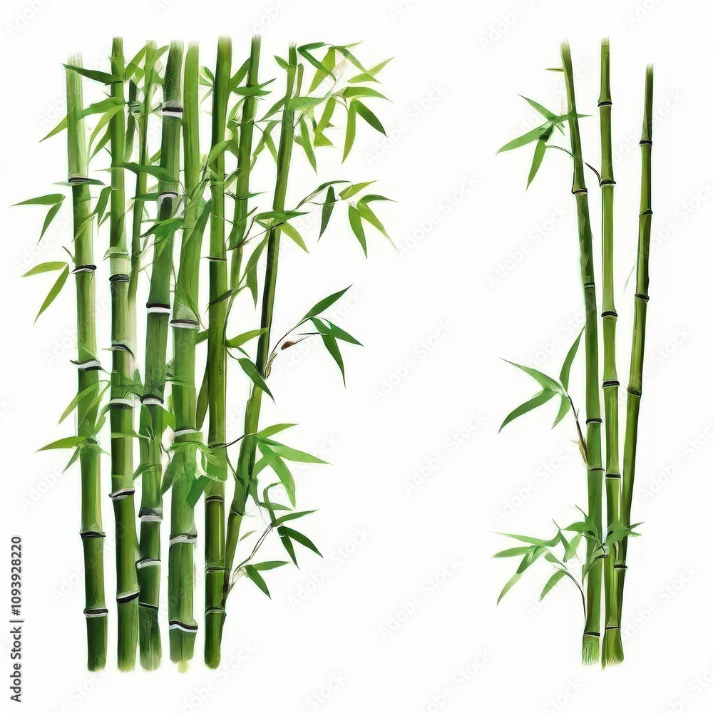 Vibrant Green Bamboo Stalks, the AI Image Generator, Vibrant Green Bamboo Stalks, the AI Image Generator,