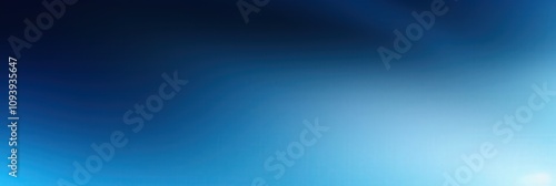 Abstract gradient background featuring deep blue and soft cyan tones  creating a tranquil and smooth visual effect suitable for various design projects and digital applications.