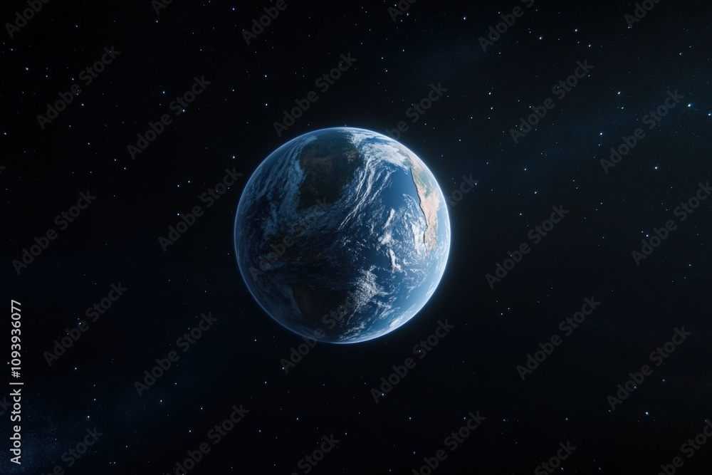 earth viewed from space with stars in the background earth viewed from space with stars in the background