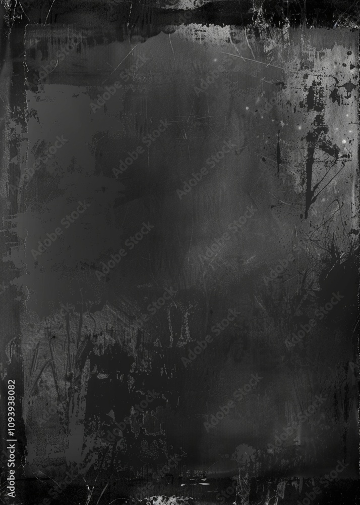 Obraz premium black grunge texture effect mask for photography 