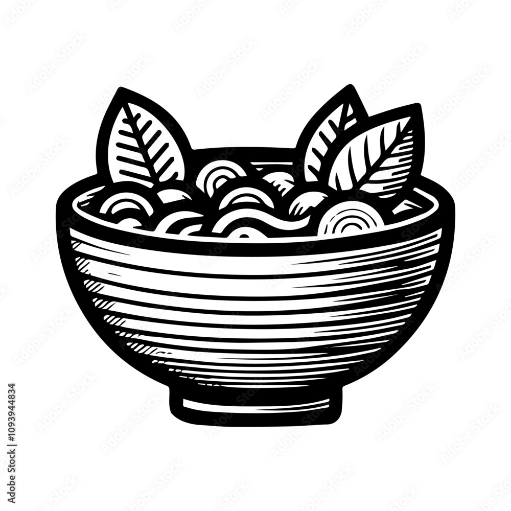 Simple Vector Icon of a Pozole – Logo Design Illustration Simple Vector Icon of a Pozole – Logo Design Illustration