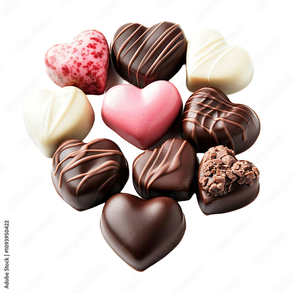 Chocolate Heart Candies
